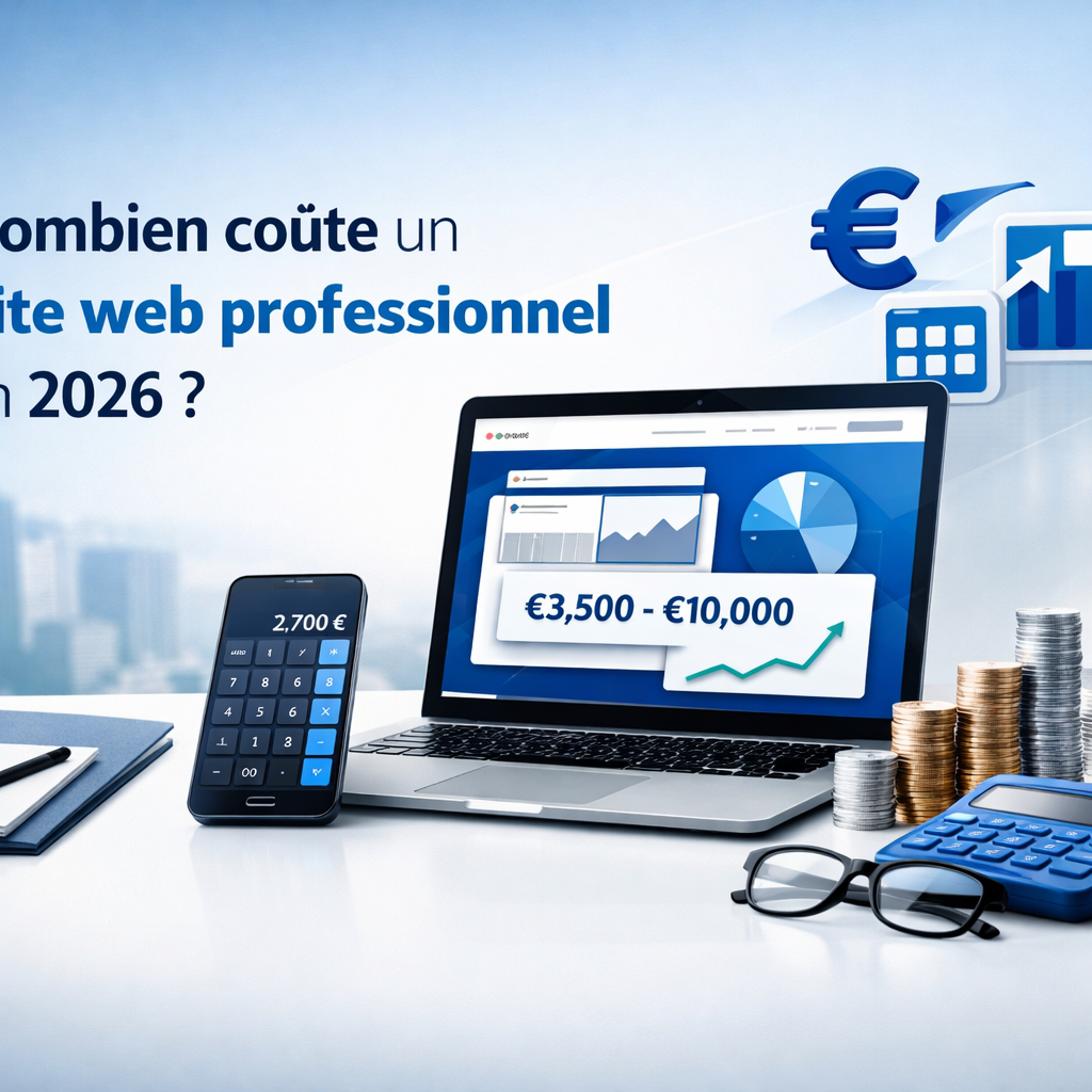 combien coûte un site web professionnel 2026